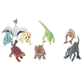 Miniatyrbillede 3 af 8: 8 stk. Dinosaur Model Sæt Mini Simuleret Sød Levende Dinosaur Legetøj Hjem Indretning Gave til Børn 8 stk. / Sæt