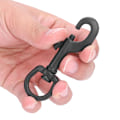 Miniatyrbilde 7 av 8: 316 rustfritt stål enkelthode krok Swivel Eye Snap Scuba Diving tilbehør (90MM, svart)