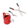 Miniatyrbillede 4 af 8: Dukkehus Haveværktøj 1:12 Vandkande Spade Saks Holdbar Legering Miniature Havearbejde Værktøjer til Dukkehus Rød
