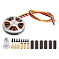 Miniatyrbild 1 av 8: 5010 360KV Borstlösa motorer Hög vridmoment RC Drone Borstlös motor för Multirotor Quadcopter Drone
