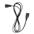 Pikkukuva 4 / 8: IEC-virtajohto IEC320 C14 -uros NEMA 1 15R -naarasvirtajohto pöytälampulle, kaiuttimelle, LCD-näytölle, 10A 125V