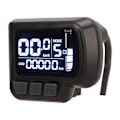 Miniatyrbild 4 av 8: Elektrisk cykel LCD-displaymätare Mountainbike displaymätare Kontrollpanel med vattentät kabel 5-kärnig ledning