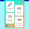 Pikkukuva 4 / 5: Teräväpiirto Pelivideon Kaappaus HDMI-yhteensopiva USB Type A / C Tulo Lähtö