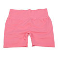 Miniatyrbild 2 av 8: Hög midja Höftlyft Yoga Shorts Dam Mjuk Andas Magkontroll Atletisk Löpning Workout Shorts Rosa L