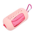 Miniatyrbillede 6 af 8: Bærbar køle håndklæde blødt åndbart mikrofiber håndklæde multifunktionelt sportstilbehørPink
