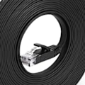 Miniatyrbilde 6 av 7: 1000 Mbps Gigabit nettverkskabel 98 fot RJ45-port CAT6 nettverkskabel Ethernet-kabel for rutere Datamaskiner Svart