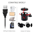 Miniatyrbilde 5 av 5: 18\" LED-ringlys med stativfeste for selfies 45cm stativ