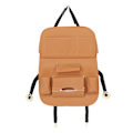 Miniatyrbillede 1 af 8: Universal sæde ryglæn taske foldbar organizer pad drikke stol opbevaringslomme bil tilbehør (gul)