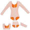 Miniatyrbillede 8 af 8: Tyk, varm, holdende shapewear til kvinder - blød, åndbar, langærmet, med bryststøtte (hudfarve) XL
