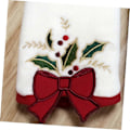 Miniatyrbild 2 av 3: 2 st Julhanddukar Julbadhandduk Julhandduk Bomull Ansiktshandduk Jul Ekologisk Ansikte