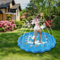 Miniatyrbilde 4 av 8: 168 cm søt mønster utendørs rekreasjon oppblåsbar vannspraymatte sprinklermatte for barn