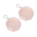 Miniatyrbillede 3 af 8: 5 Stk Powder Puff Opbevaringsboks Etui Bærbar Organizer Container Transparent plastik