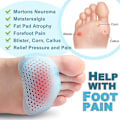 Miniatyrbillede 3 af 5: Metatarsal Puder til Kvinder - Smertelindring til Neuroma og Mortons Neuroma
