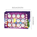 Miniatyrbild 2 av 4: Julkalender Barnpresent Bubbelgum Kristalllera 24 Nummer Advent Nedräkning