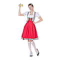 Pikkukuva 3 / 5: Kuuma naisten Oktoberfest Dirndl -mekko - Baijerilainen karnevaaliasu (hinta laskenut!) M Punainen