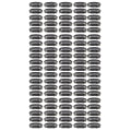 Miniatyrbillede 1 af 8: 100 STK Pyk Clips Usynlig Vindtæt 8 Tænder Hårforlænger Clips til Hat Fixing Sort