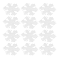 Miniatyrbild 7 av 8: 1000 st snöflingor konfetti 1,2 tum luktfri återanvändbar vit juldekoration för födelsedagsfester bröllop helgdagar