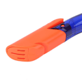 Miniatyrbilde 8 av 8: Halvtørr gummisvømmesnorkel pustetube for dykking svømmetreningsutstyr Snorkel