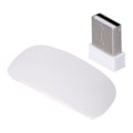 Miniatyrbilde 1 av 8: USB-mus trådløs smart slank mini bærbar 2.4G trådløs mus med USB-mottaker for kontor bærbar datamaskin nettbrett hvit