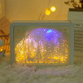 Pikkukuva 6 / 8: Papercut Light Box Pehmeä lämmin valo romanttinen USB -akkukäyttöinen 3D-paperin veistoslamppu makuuhuoneen toimistojuhliin Type 3 (manuaalinen kytkin)