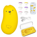 Miniatyrbillede 1 af 8: Elektrisk baby neglesliber Sikker USB-opladning med 6 slibehoveder Baby neglefil til hjemmet Baby neglepleje Gul