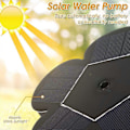 Miniatyrbillede 3 af 5: Solarfontæne, solcelle damppumpe Udendørs vandpumpe Have solcellepumpe med 1,4W monokrystallinsk solcelle