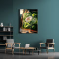 Pikkukuva 3 / 5: 5D- diamond painting aikuisille - Kukkakuvia tarvikkeineen - Ristipistopakkaus aloittelijoille ja lapsille - Kodin seinän sisustus