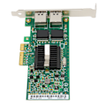 Miniatyrbillede 5 af 8: PCI Express PCIe Gigabit 2 RJ45 Port Netværkskort NIC 10/100/1000Mbps Server LAN Adapter med 82571 Chip