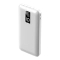 Miniatyrbilde 1 av 8: Powerbank 10000mAh kapasitet Ultrathin digitalt display skjerm bærbar lader for telefon nettbrett hvit