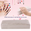 Miniatyrbild 8 av 8: Stripe högkvalitativt läder Nail Art Kudde Manikyr Mjuk svamp Handstöd Kuddhållare 02#