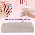 Miniatyrbillede 8 af 8: Stripe højkvalitets læder Nail Art Pude Manicure Blød Svamp Håndstøtter Pudeholder 02#