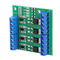 Miniatyrbild 8 av 8: MOS-drivrutinmodul 4-vägsfälteffekt PLC-förstärkarkort 3‑20V PWM-ingång DC 3,7V‑27V-utgång