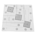 Miniatyrbild 2 av 8: Log Cabin Quilt Ruler Transparent Acrylic Quilting Ruler Log Cabin Trim Tool
