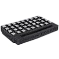Pikkukuva 8 / 8: 36 kpl nahkaleimasin kuvio numeroa aakkoset lävistys kaiverrus 1 kpl kahva käsityö DIY työkalu 3,5 mm