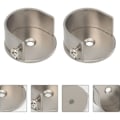 Pikkukuva 4 / 5: Helppo asentaa U-muotoinen metalliputken pidike 28 mm:n verhotangolle - 2 kpl