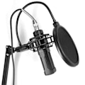 Miniatyrbillede 3 af 5: Mikrofonfilter Studio Mic Cover med Fleksibel Svanenhals og Klemme