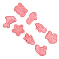 Miniatyrbillede 7 af 8: Plastik Cookie Cutters Havdyr Mønster 3D Tegneserie Bage Pressbar Form til Køkken Bagværk