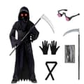 Lysende Halloween Grim Reaper Kostumesæt med Lysende Le til Cosplay 130