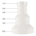 Miniatyrbillede 3 af 5: Ventilationsrør Reduceringsadapter Rørkanaladapter Rørforbindelse Til Inline Ventilationssystem(150