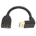 Miniatyrbild 2 av 8: Displayport förlängningskabel DP1.4 version 90 grader Displayport hane till hona förlängningsadapter för 8k 60hz 4k 144hz
