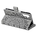 Miniatyrbild 3 av 5: För Samsung Galaxy A54 5G PU Läder Mandala Blomma Präglat Handväska Blixtlåsficka Fodral Ställ Flera Kortplatser Flipskydd med Rem-B6 Grå