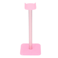 Miniatyrbild 6 av 8: Headsethållare TPU-bricka Anti-halk Robust bas Lättvikt Enkelt bordsställ för hörlurar Headsetställ Rosa