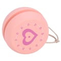 Miniatyrbillede 2 af 7: Sødt tegneseriemønster træ Yoyo Ball Legetøj tidligt uddannelseslegetøj til Kid Pink Heart Pink Heart