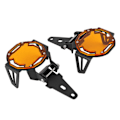Miniatyrbild 3 av 5: Motorcykel Dimljusskydd Skyddskåpa LED-lampskydd Passar för R1200GS/R1250GS Adventure LC Orange