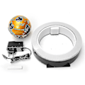 Miniatyrbild 5 av 5: Levitating LED-världskarta - Anti-Gravity Floating Light, Flera färger EU-kontakt SVART
