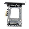 Pikkukuva 8 / 8: PCI‑E 4X - U.2 SFF‑8639 -sovitinkortti SSD:lle - nopea tiedonsiirto