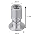 Miniatyrbilde 2 av 5: 4 Mini Taklampe Spotlight Utstillingsbelysning Spots 1w Varmhvit 3000k Mini Spotlight