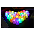 Miniatyrbild 8 av 8: LED-ljus Plastmaterial Romantisk stil rökfri värmeljus Batteridriven för inomhus utomhusFärgrik missfärgning