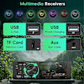 Miniatyrbillede 5 af 5: Bil Stereo Single Din 4 Tommer Touch Screen MP5 Afspiller