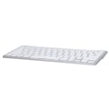 Miniatyrbilde 7 av 8: Bluetooth-tastatur Nettbrett-PC Ultra Slim Bærbar 78 Taster Hvit Trådløst Bluetooth-tastatur for IOS for Android
